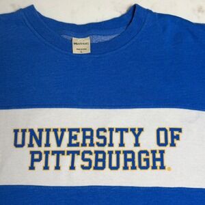 UG Apparel University of Pittsburgh Sweatshirt Large Blue Excellent Crewneck